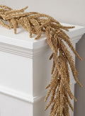 56in Long Gold Pine Needle Garland Decor Jamali Garden