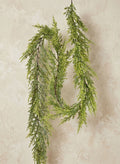 5ft Long Glitter & Snow Evergreen Christmas Garland Decor Jamali Garden