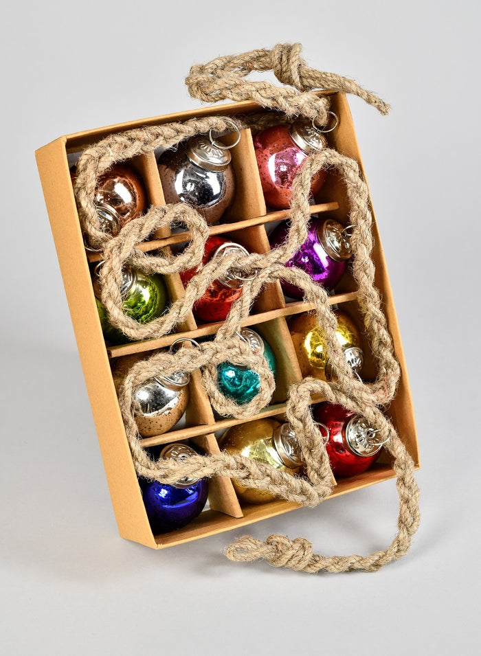 5ft Long Multi-color Glass Ball Garland Decor Jamali Garden