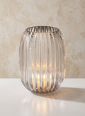 5in Tall Optical Clear Glass Votive Holder Decor Jamali Garden