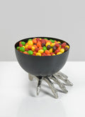 5in Wide Skeleton Bowl Decor Jamali Garden