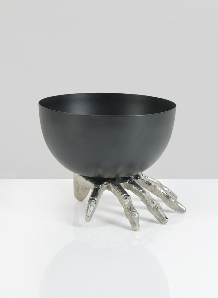 5in Wide Skeleton Bowl Decor Jamali Garden