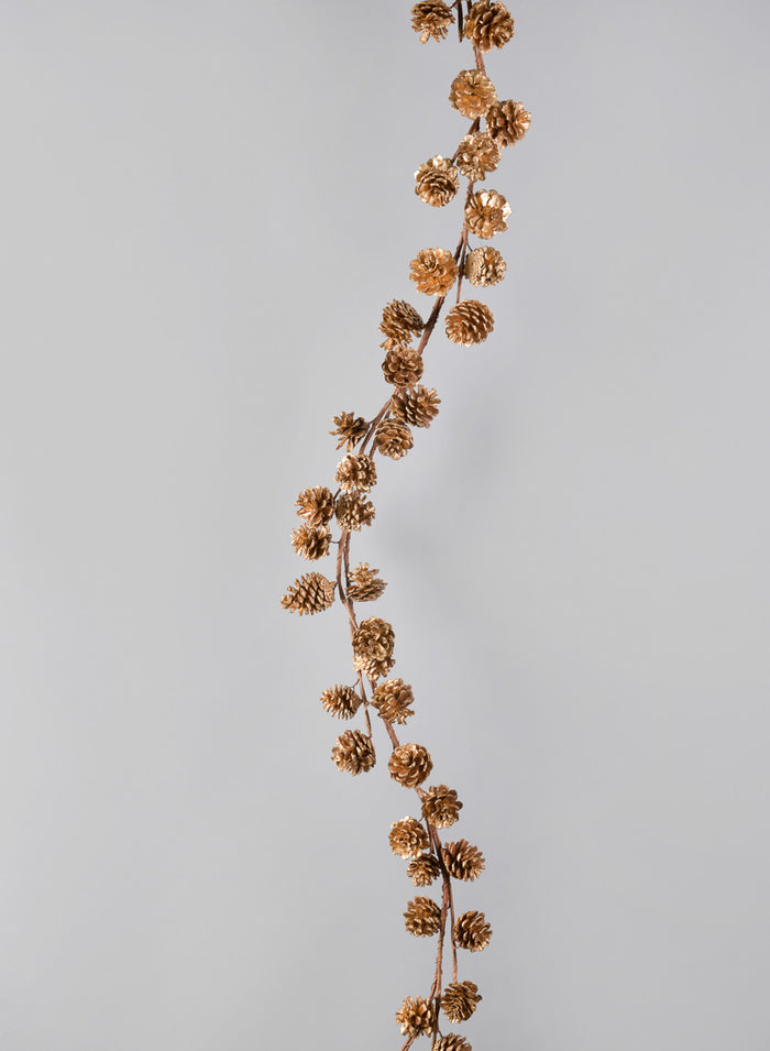 68in Long Mini Pinecones Garland, Case of 6 Decor Jamali Garden