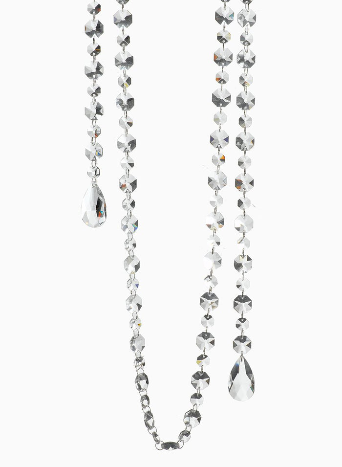 6ft Long Crystal Garland Decor Jamali Garden
