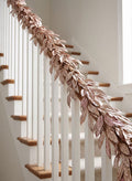 6ft Long Rose Gold Bay Leaf Garland Decor Jamali Garden