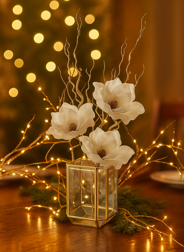 36in Long Champagne Curly Vine, Case of 12 Decor Jamali Garden
