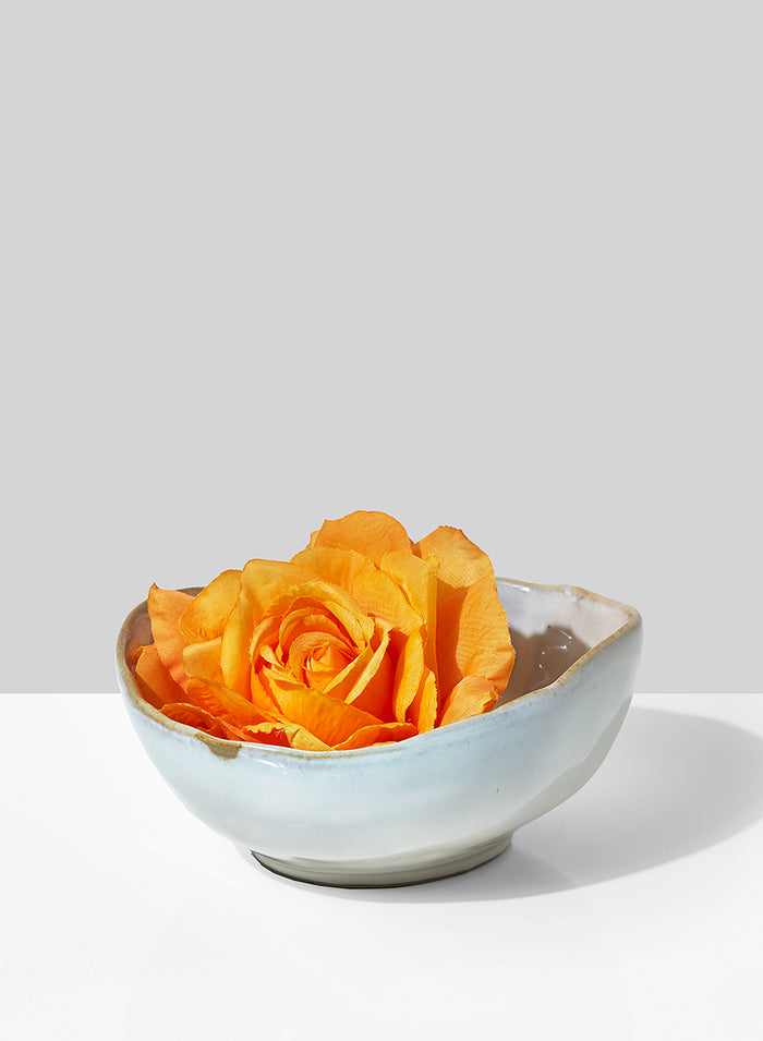 6in Wide Freeform Edge Ceramic Potter's Bowl Decor Jamali Garden