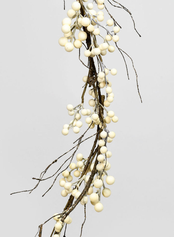 72in Long Whiteberry Garland Decor Jamali Garden