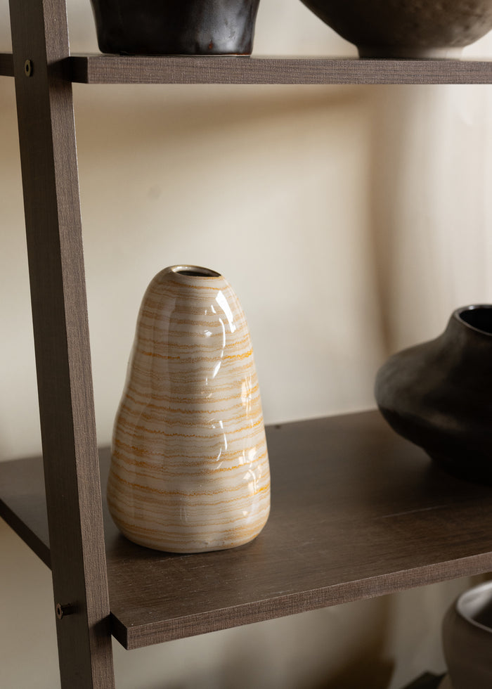 7.5in Tall Seto Artisan Ceramic Vase Decor Jamali Garden