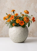 7in Wide Boheme Antiqued Ceramic Fishbowl Pot, Case of 4 Decor Jamali Garden