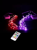 8ft Long 50 String Light With Remote, Set of 2 Decor Jamali Garden