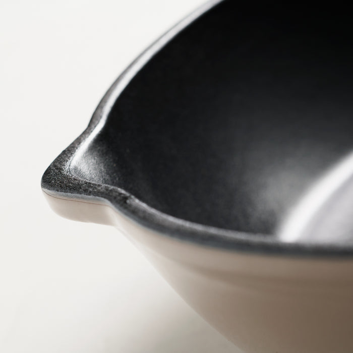 9 Inch and 12 Inch Enamel Cast Iron Skillet Set
