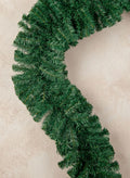 9ft Long Green Plastic Pine Garland Decor Jamali Garden