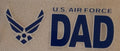 AIR FORCE DAD DECAL LARGE
