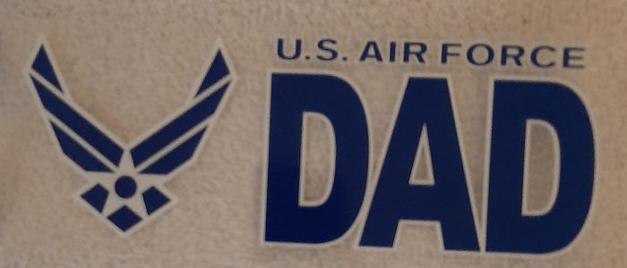 AIR FORCE DAD DECAL LARGE