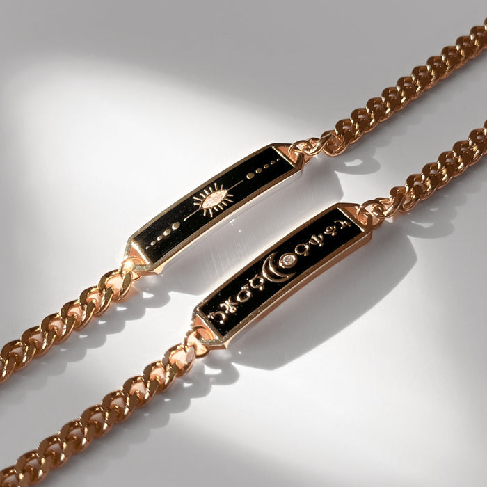 Alchemy Black Enamel Bracelet