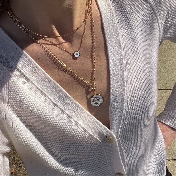 Alchemy White Enamel Charm