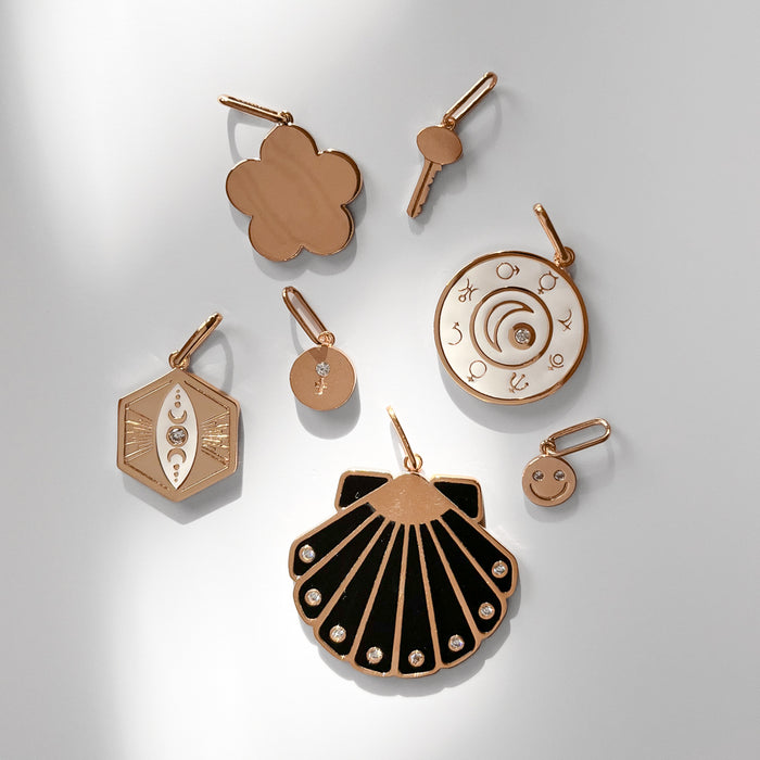 Alchemy White Enamel Charm