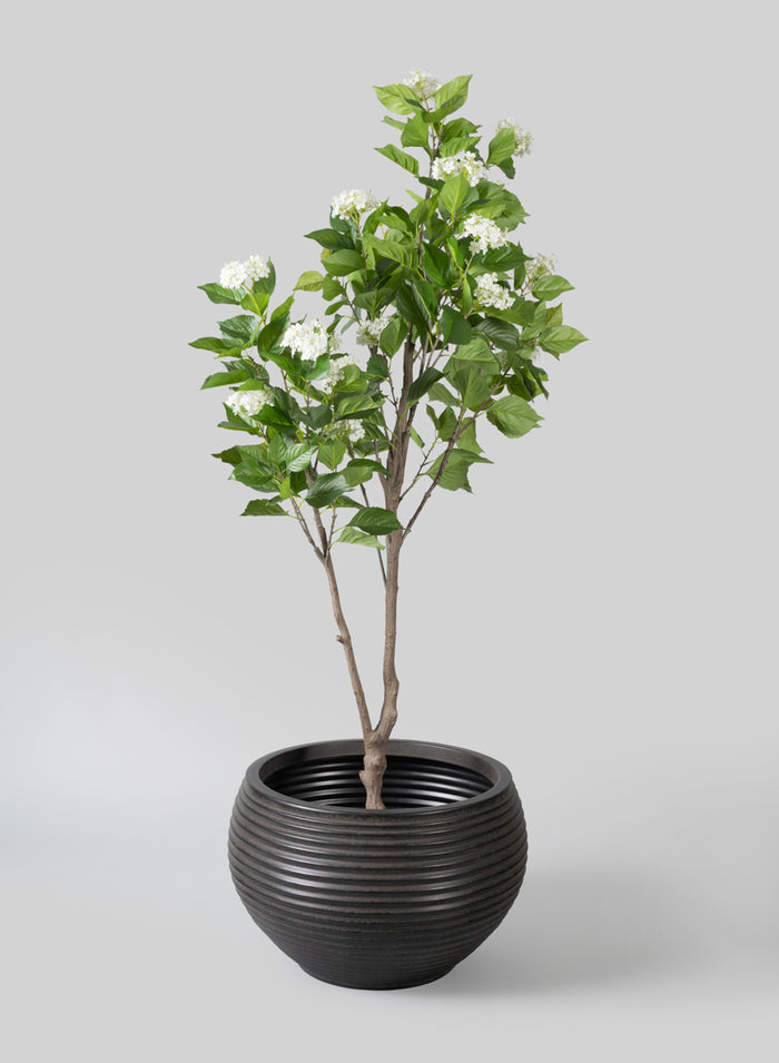 Alfredo Aged Black Real Look PVC Hive Planter Bowl Decor Jamali Garden