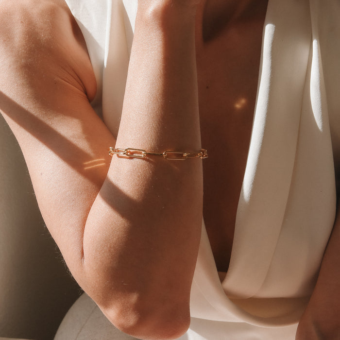 Allegra Paperclip Bracelet