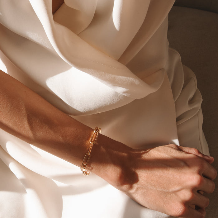 Allegra Paperclip Bracelet