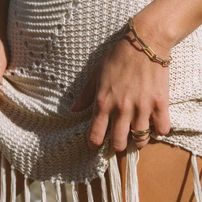 Allegra Paperclip Bracelet