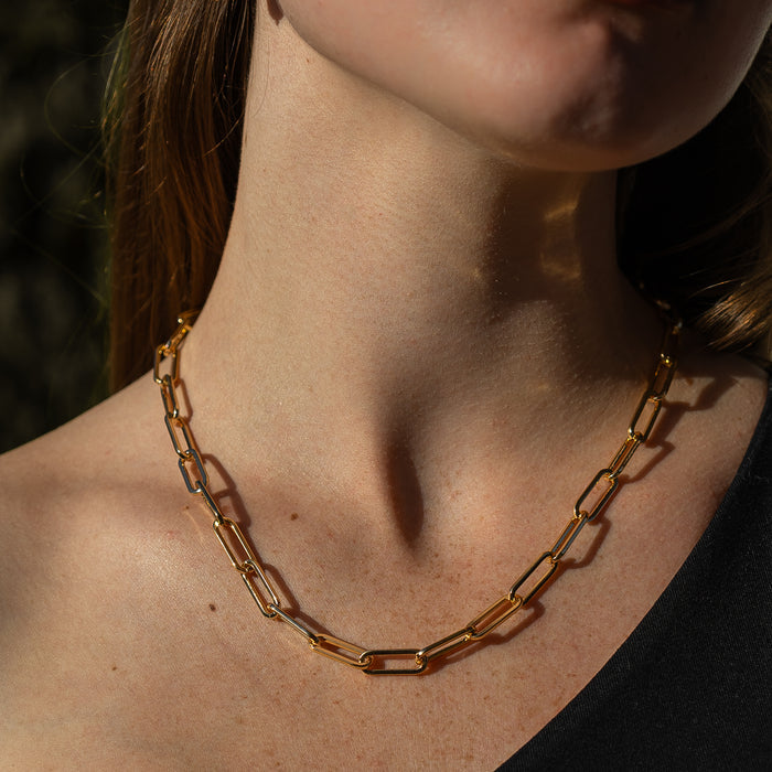 Allegra Paperclip Necklace