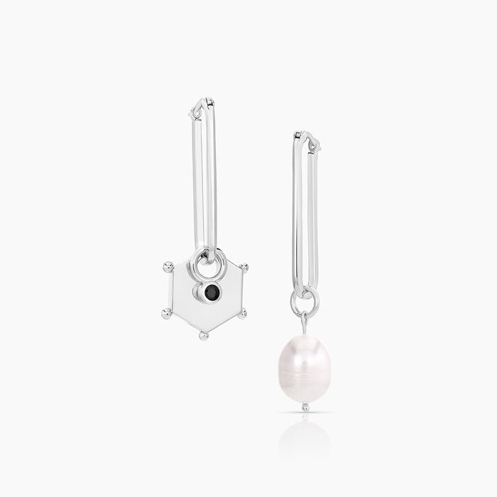 Almost Famous Silver Hoop Earrings