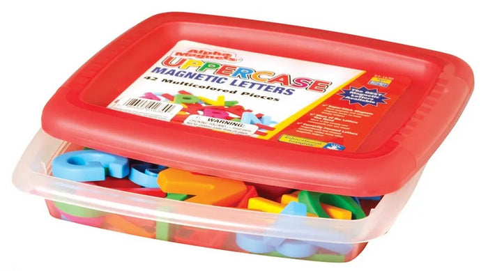 Alphamagnets - Multicolored Uppercase (42 Pieces)