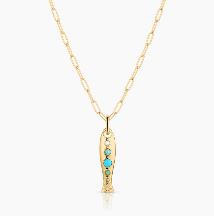 14k Gold Plated / 18" Finn Paperclip Chain