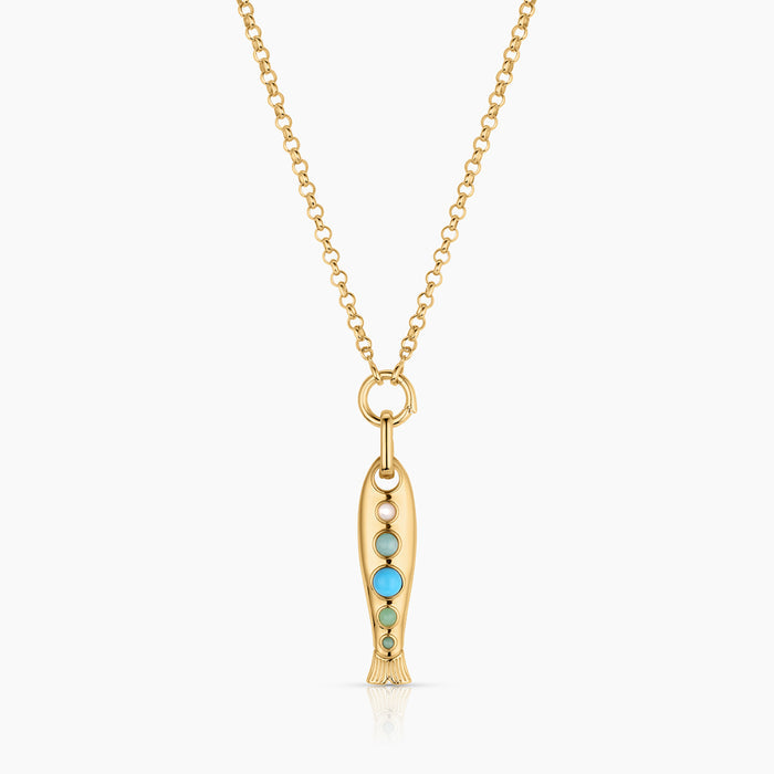 14k Gold Plated / 16-18" Vienna Rolo Charm Chain