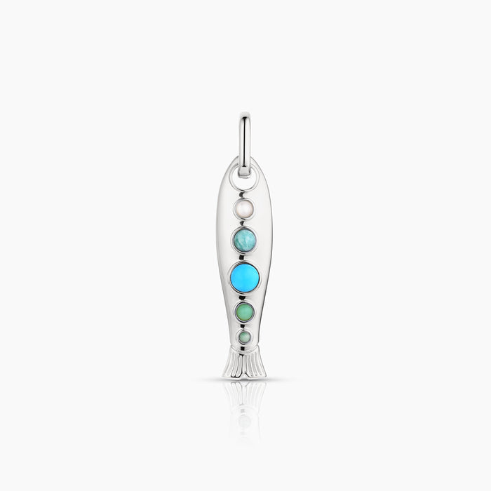 Rhodium Plated / Charm Only