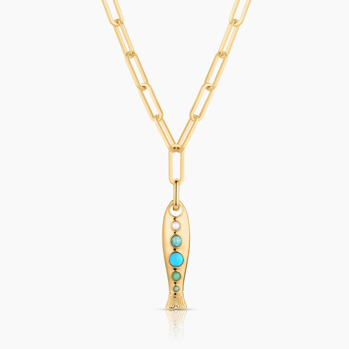 14k Gold Plated / 18" Allegra Chunky Paperclip Chain