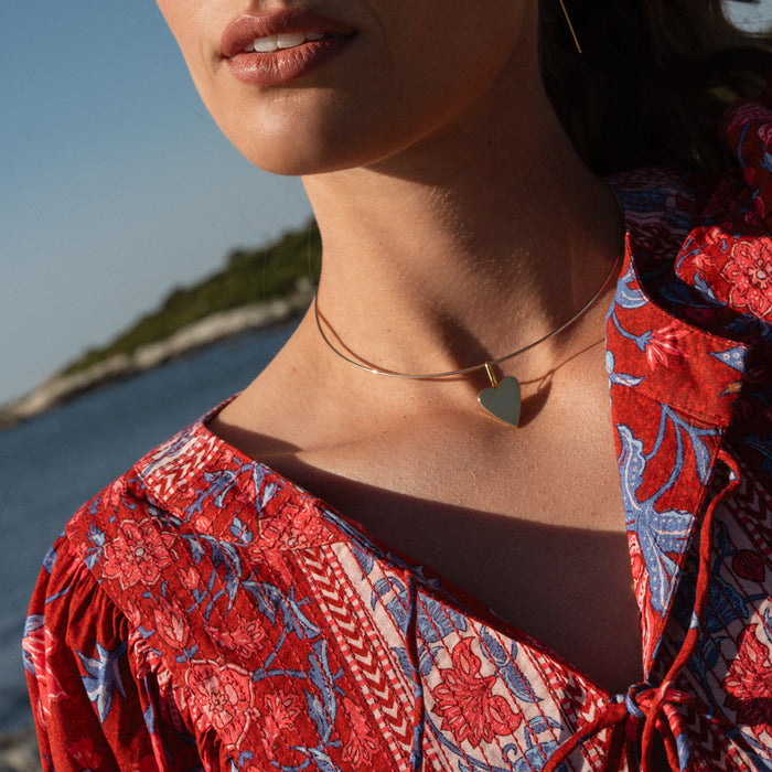 Amaya Heart Choker Necklace
