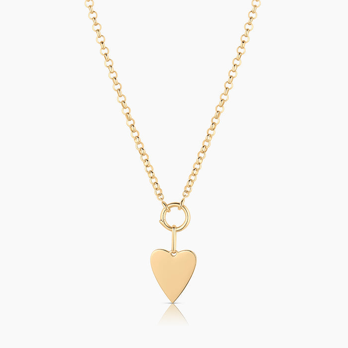Amaya Heart Rolo Necklace