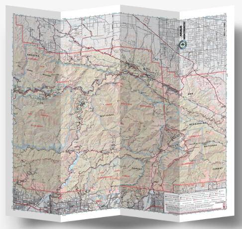 Angeles High Country Map