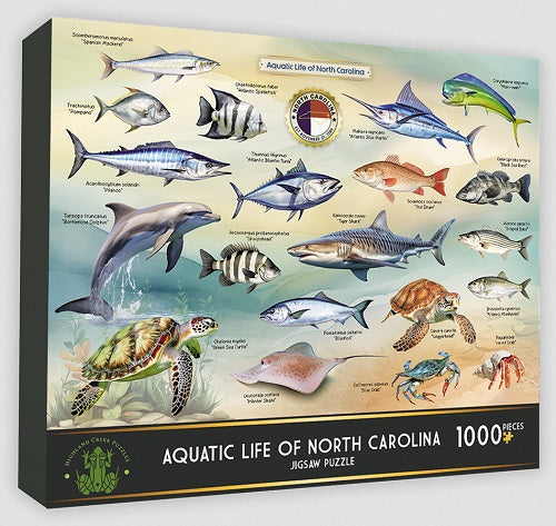Aquatic Life of North Carolina 1000pc