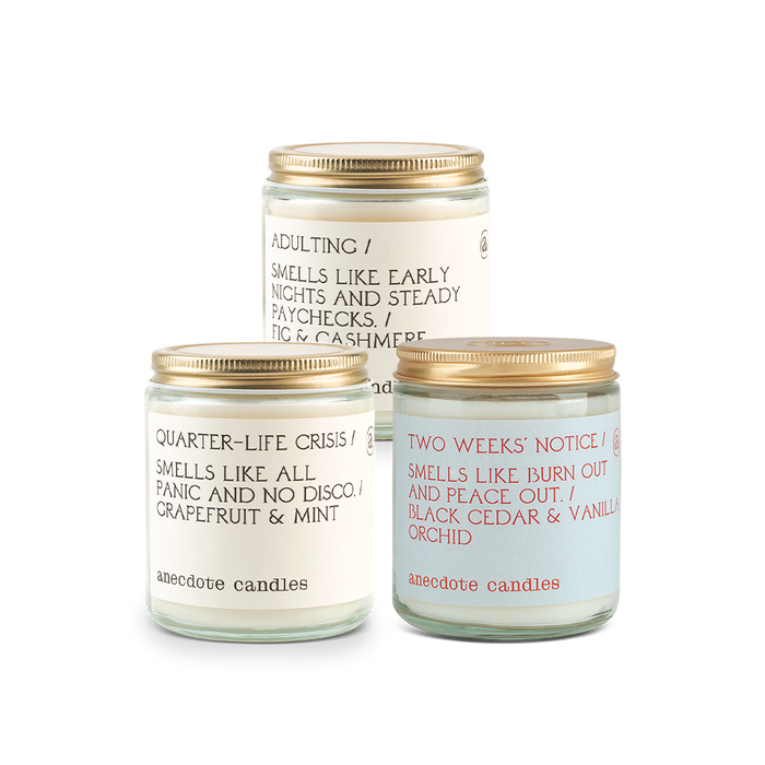 Aspirational Adult Bundle - Anecdote Candles