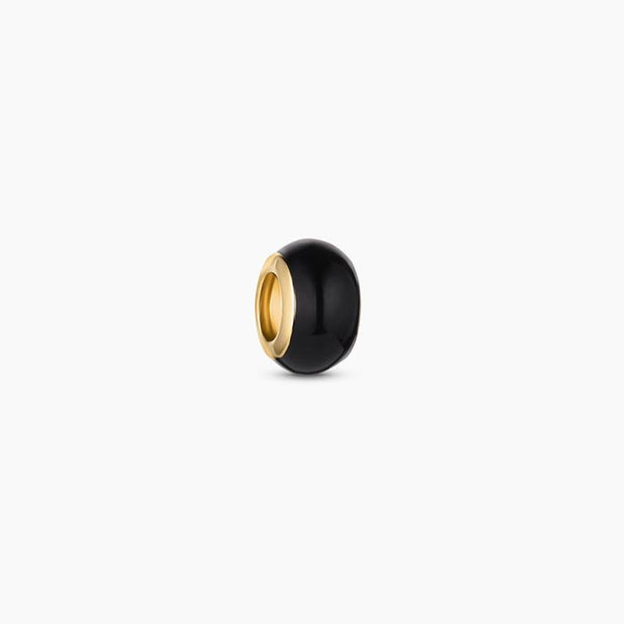 Astra Black Enamel Bead