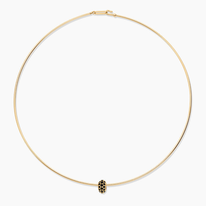 Astra Black Pavé Choker Necklace