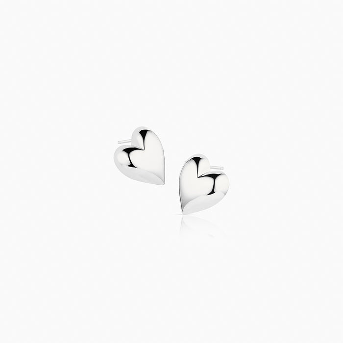 Aurelie Puffy Heart Earrings