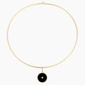 Balia Black Enamel Choker Necklace