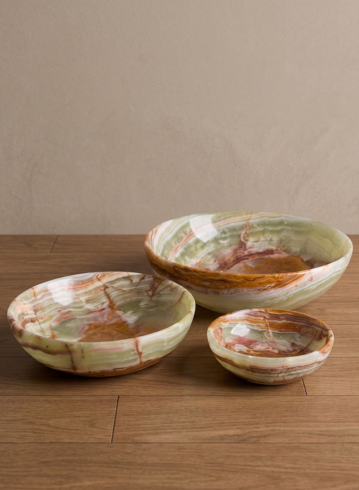 Balochistan Green Onyx Bowl Decor Jamali Garden