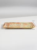 Balochistan Green Onyx Decorative Tray Decor Jamali Garden Green 8in Long EACH
