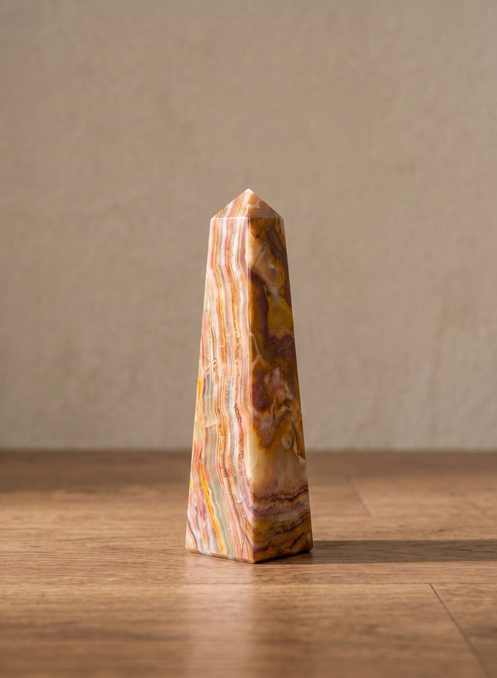 Balochistan Green Onyx Obelisk Decor Jamali Garden