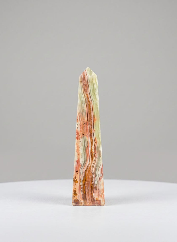Balochistan Green Onyx Obelisk Decor Jamali Garden