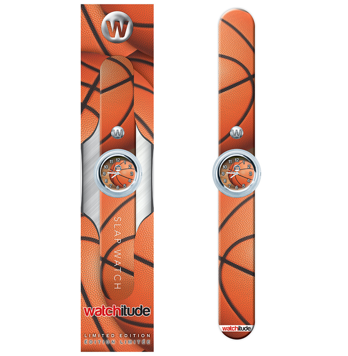 Basketball Slap Band Watch