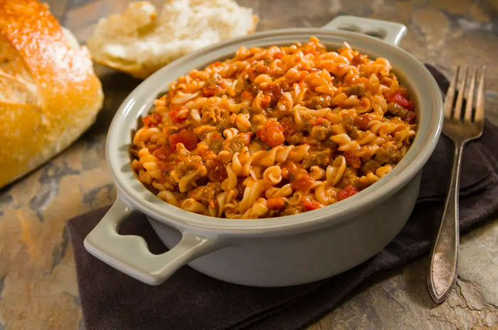 Beef Pasta Marinara