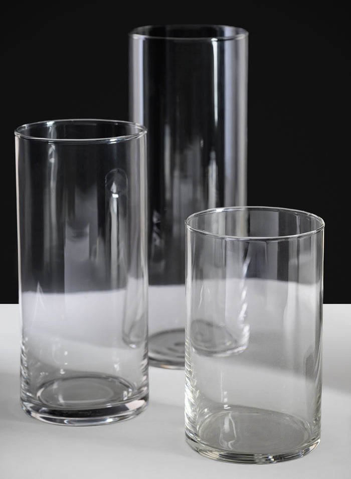 Best Value Glass Cylinder, Set of 12 Decor Jamali Garden