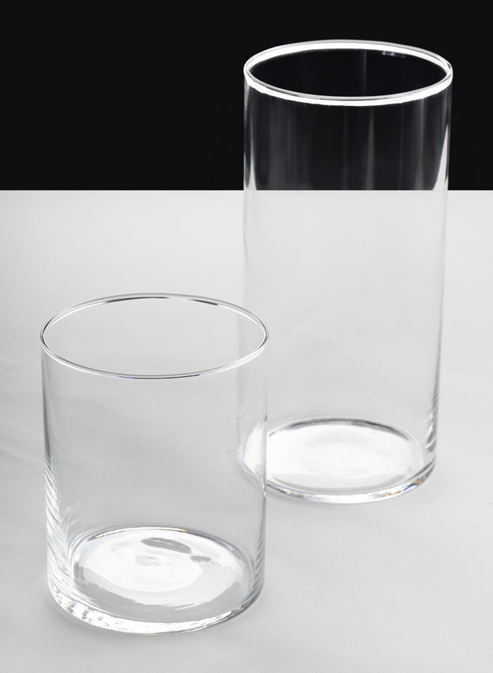 Best Value Glass Cylinder Vase, Set of 6 Decor Jamali Garden
